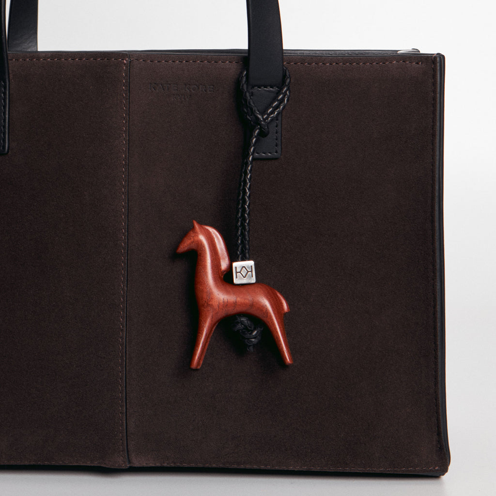 Bag Charm Wooden Horse