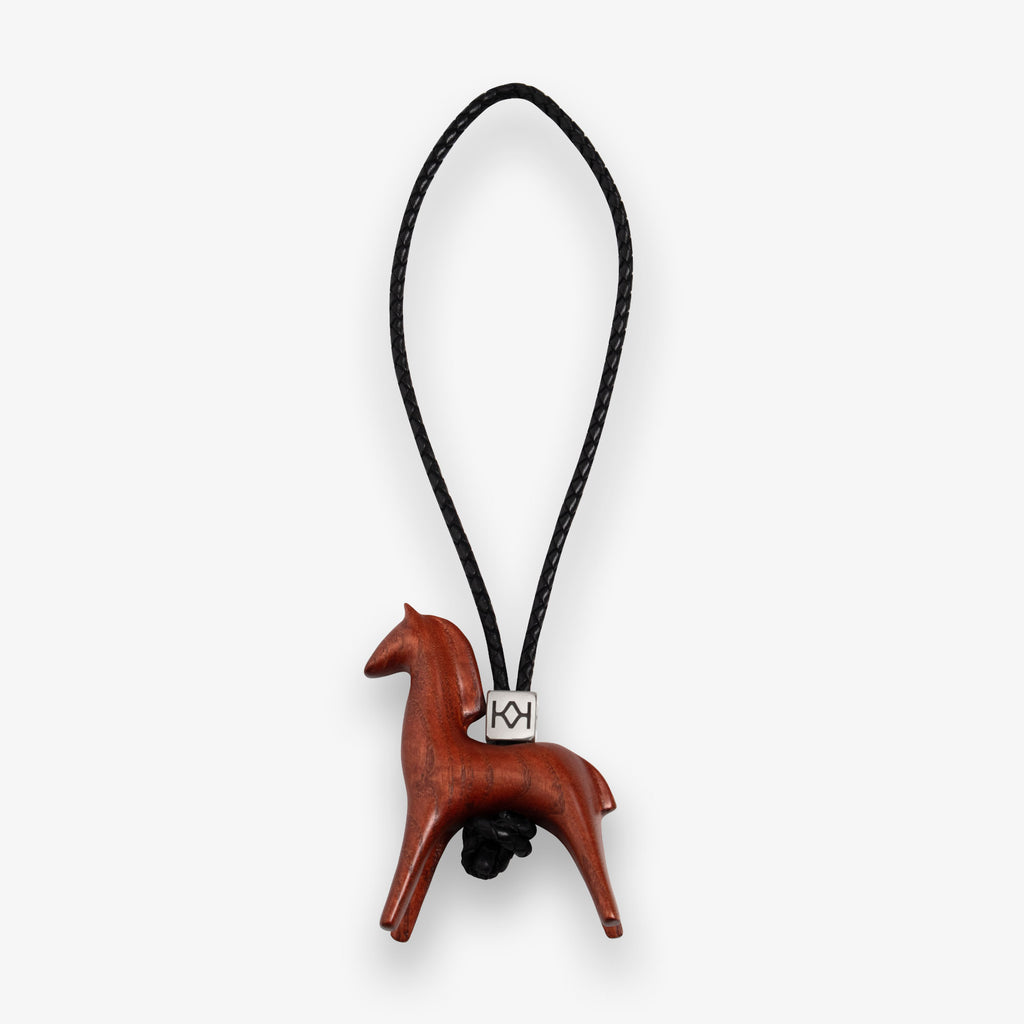 Bag Charm Wooden Horse
