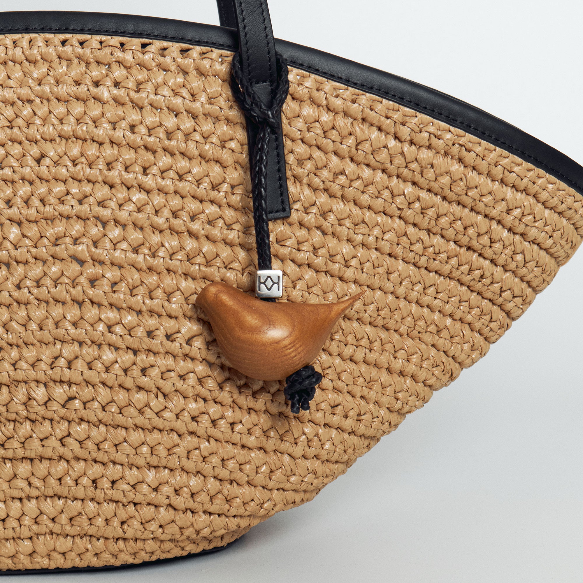 Bag Charm Wooden Bird