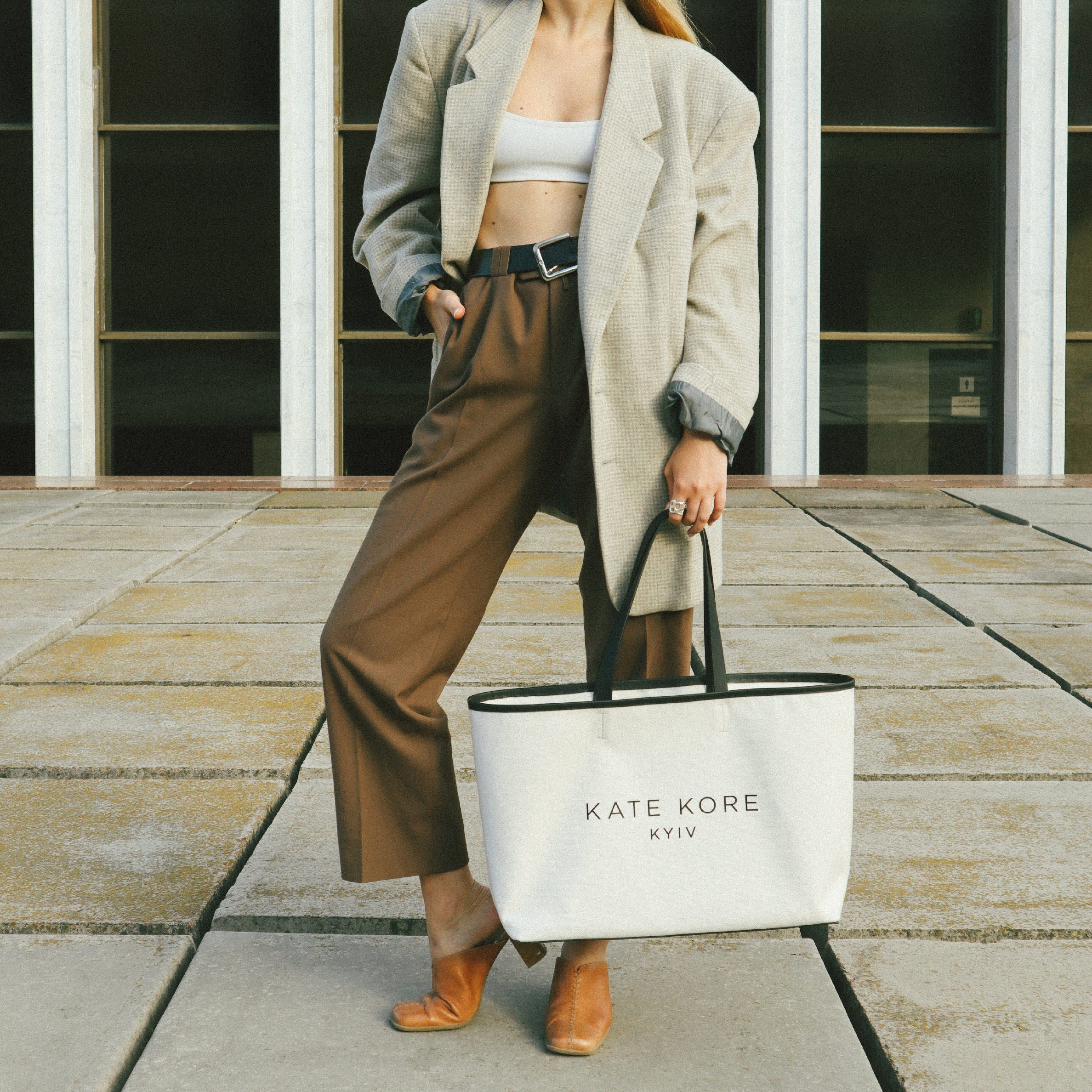 Canvas Logo Tote