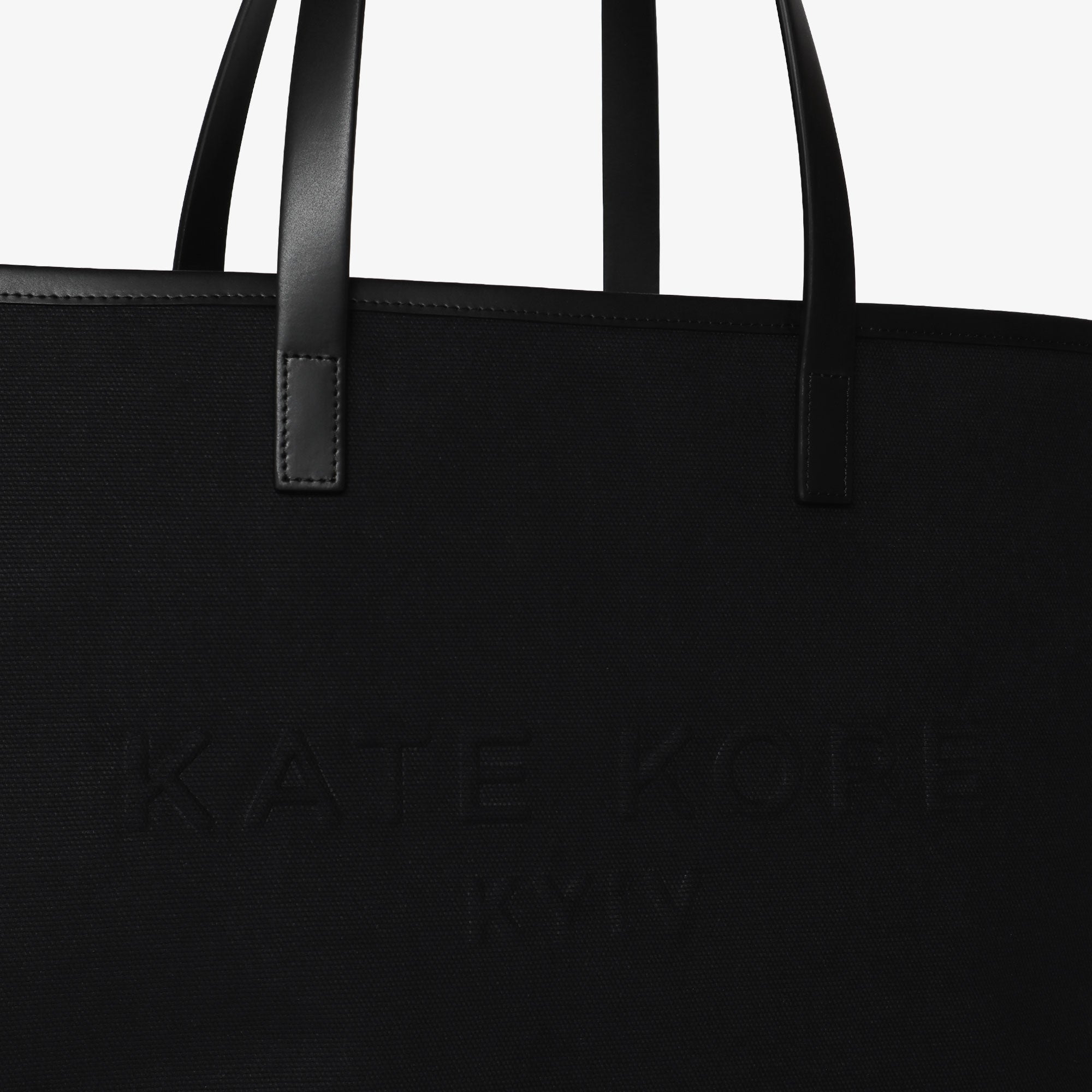 Canvas Logo Tote Black