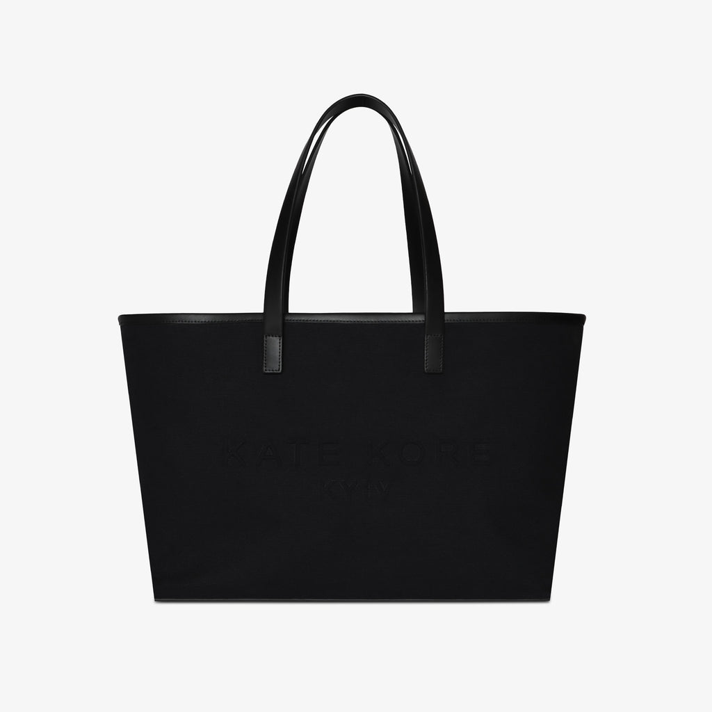 Canvas Logo Tote Black