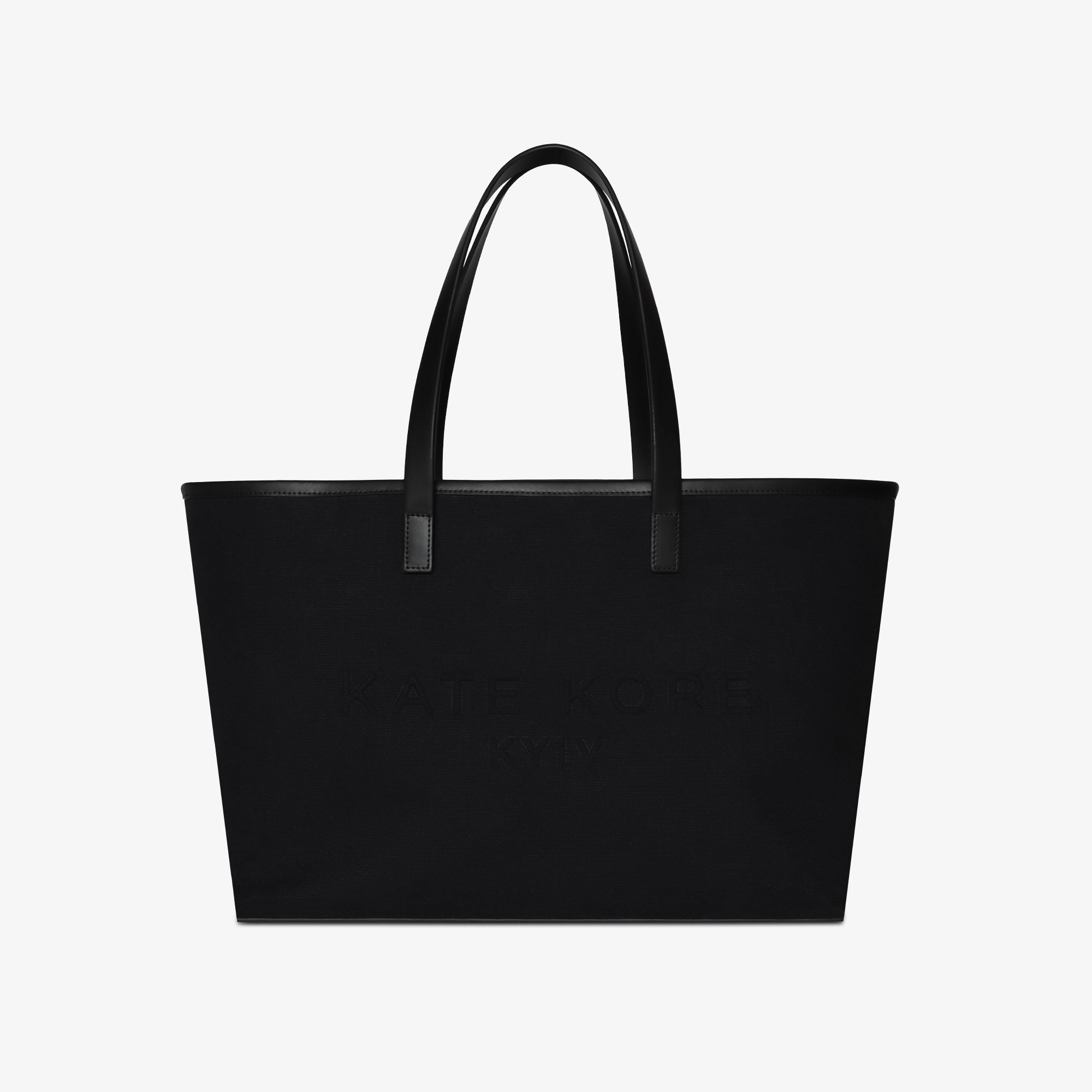 Canvas Logo Tote Black