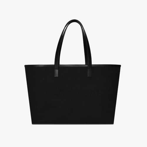 Canvas Logo Tote Black