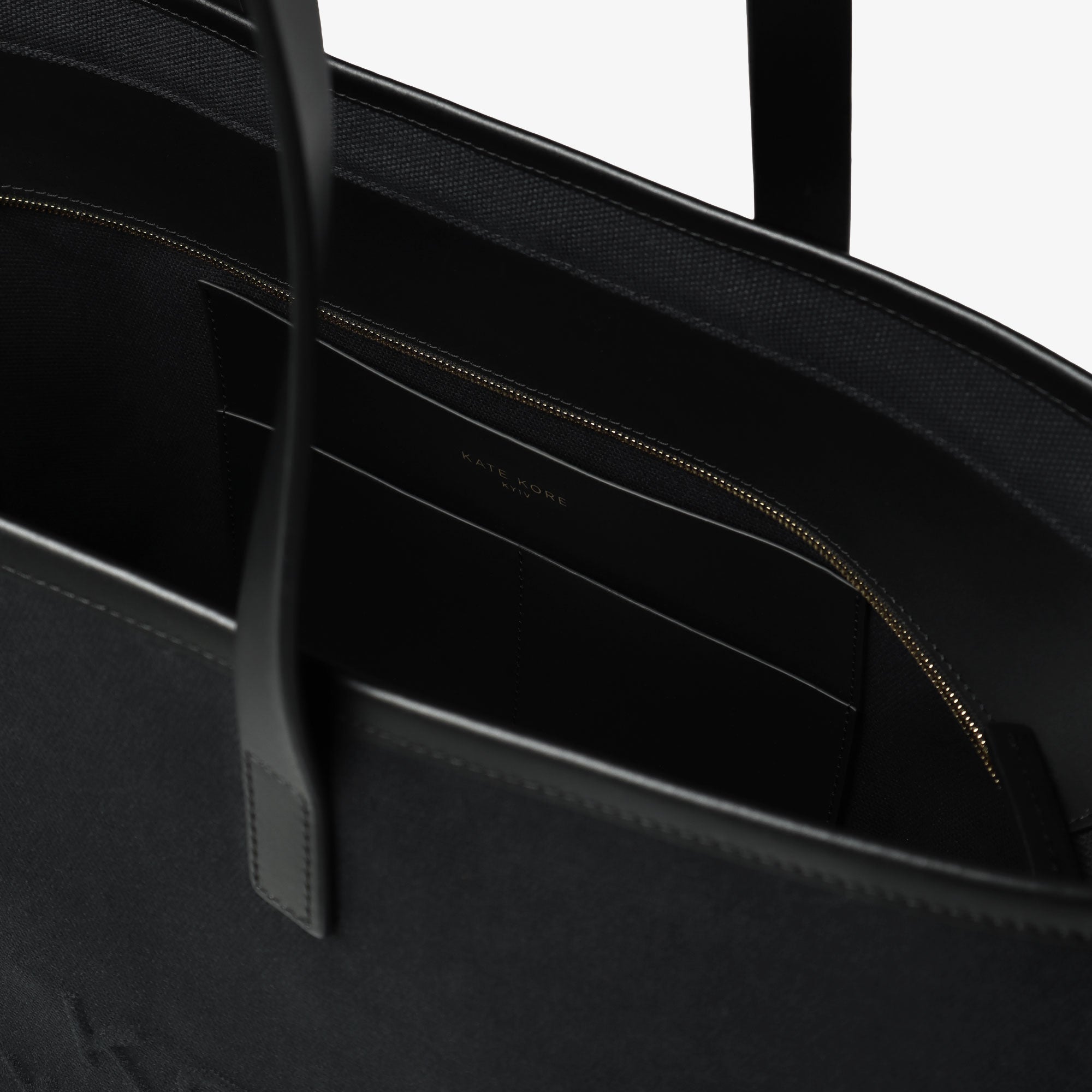 Canvas Logo Tote Black