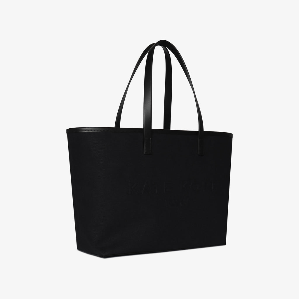Canvas Logo Tote Black