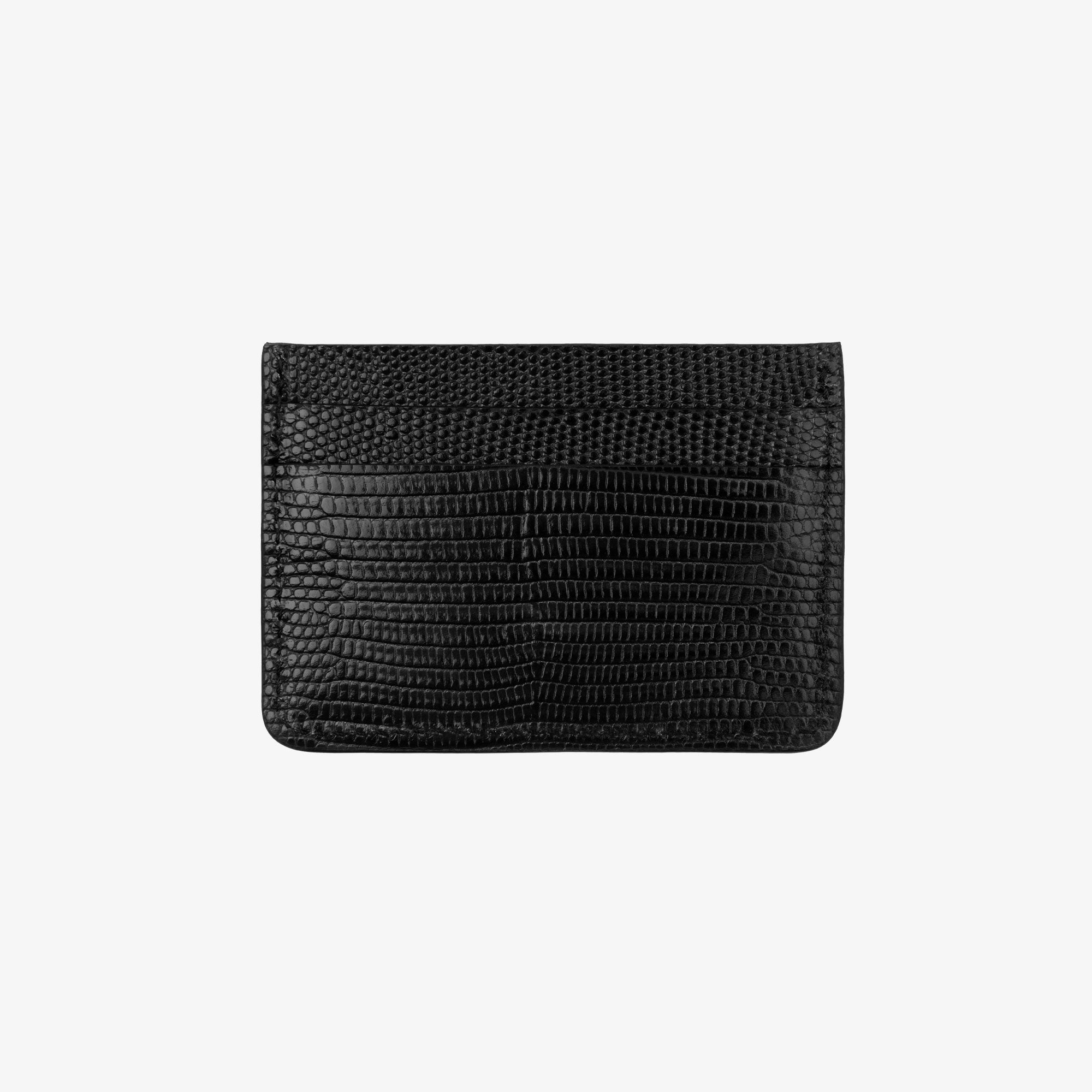 Card Holder Iguana Black