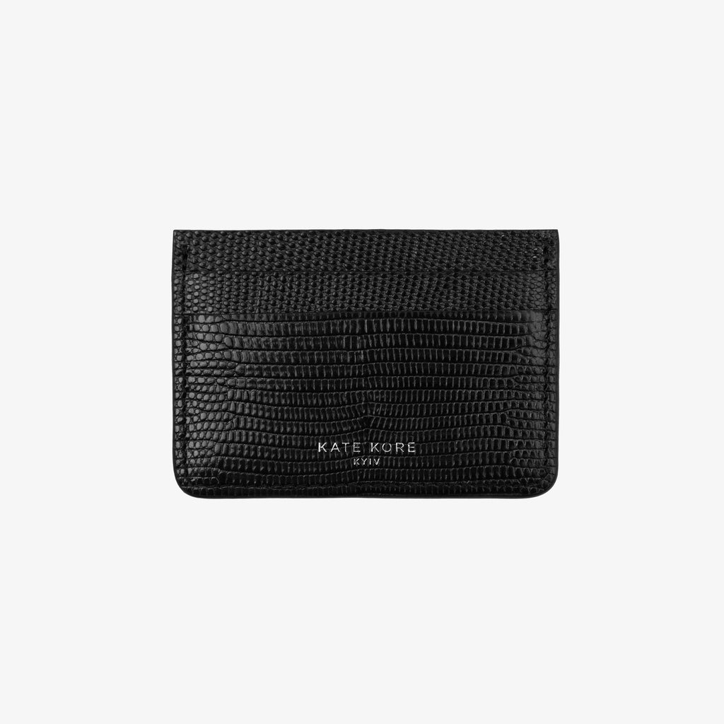 Card Holder Iguana Black