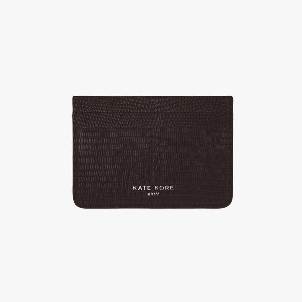 Card Holder Iguana Chocolate
