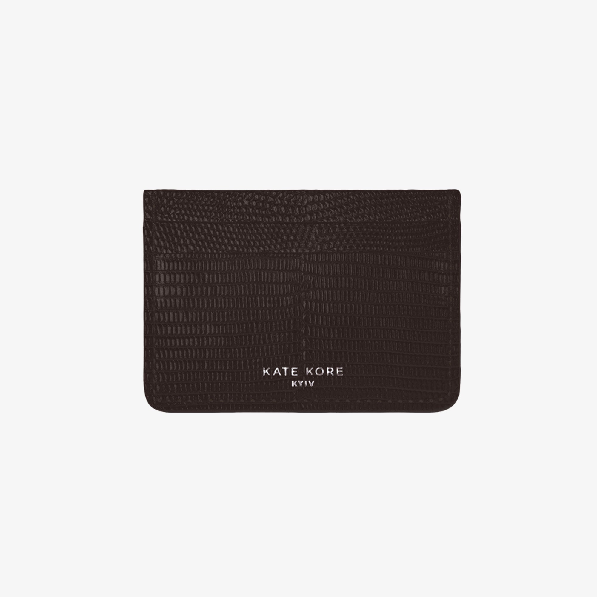 Card Holder Iguana Chocolate