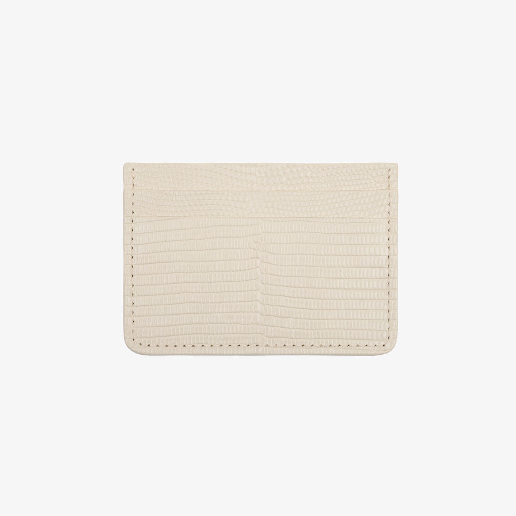 Card Holder Iguana Ivory