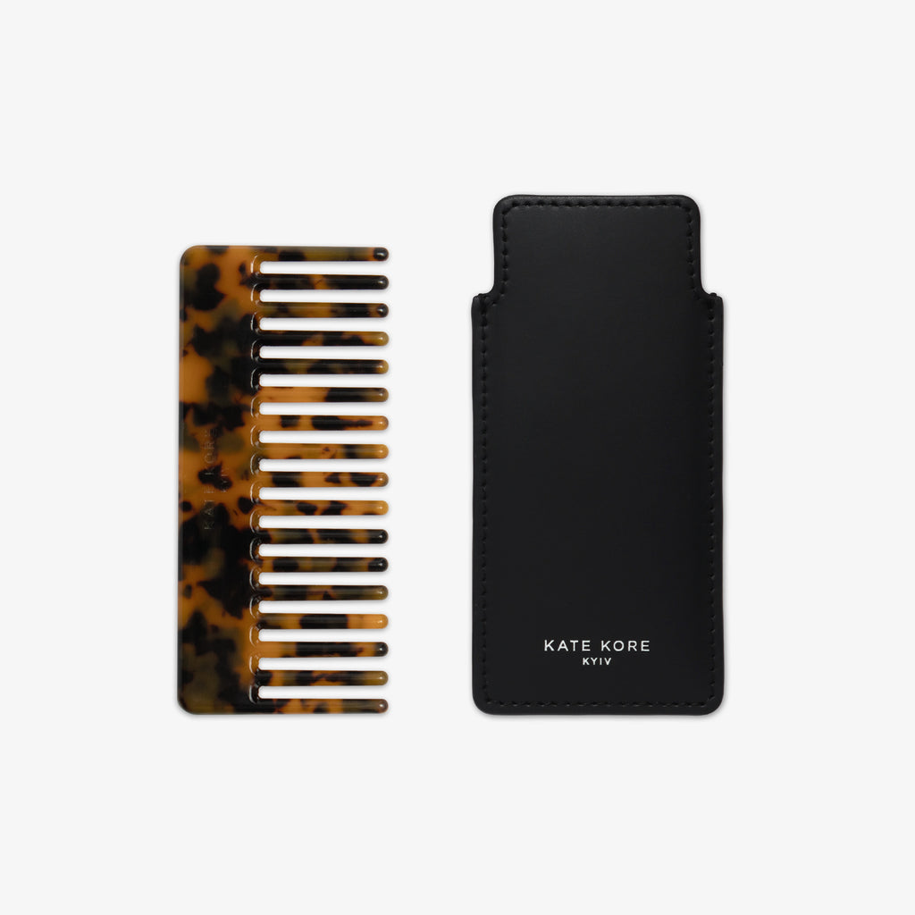 Hair Comb Amber