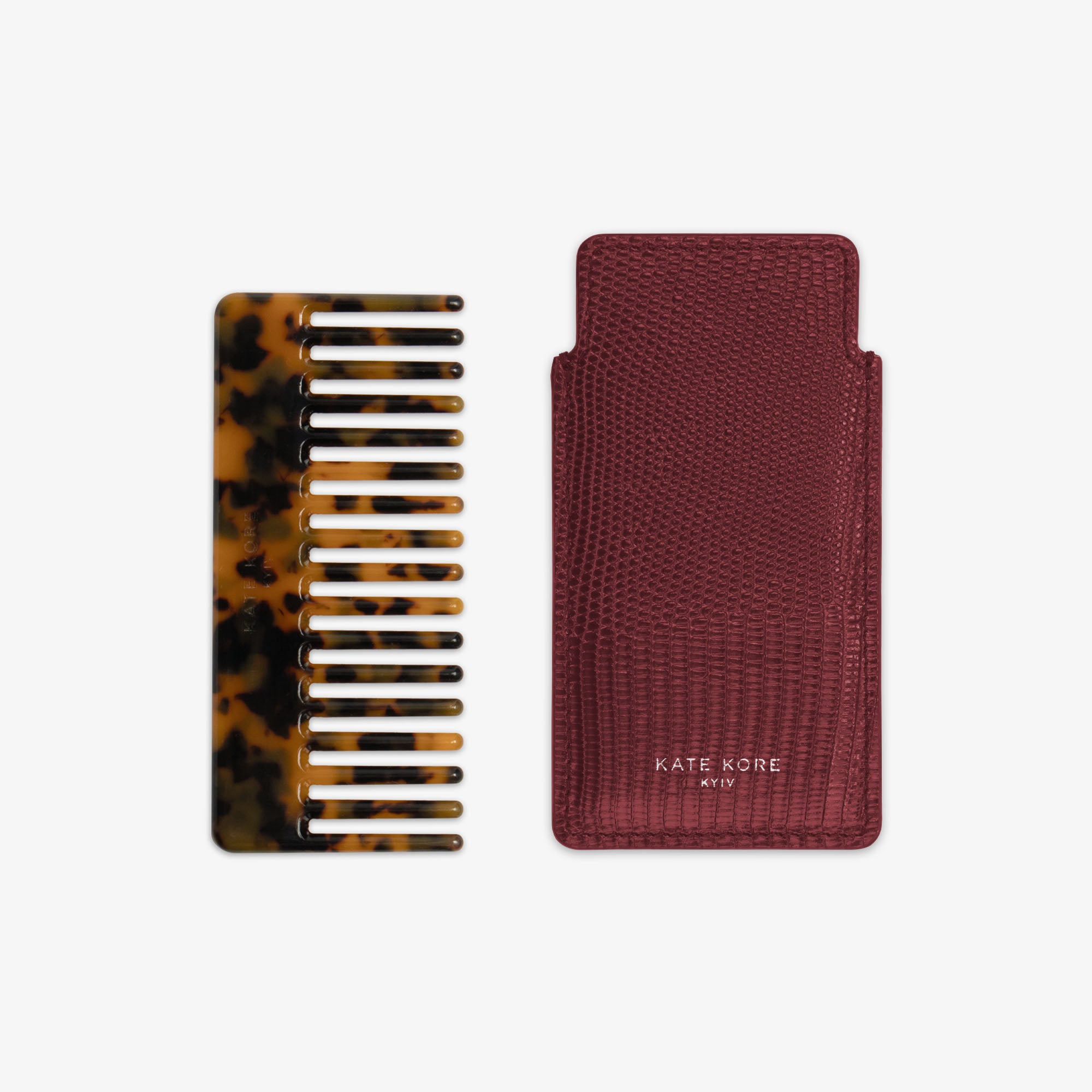 Hair Comb Amber