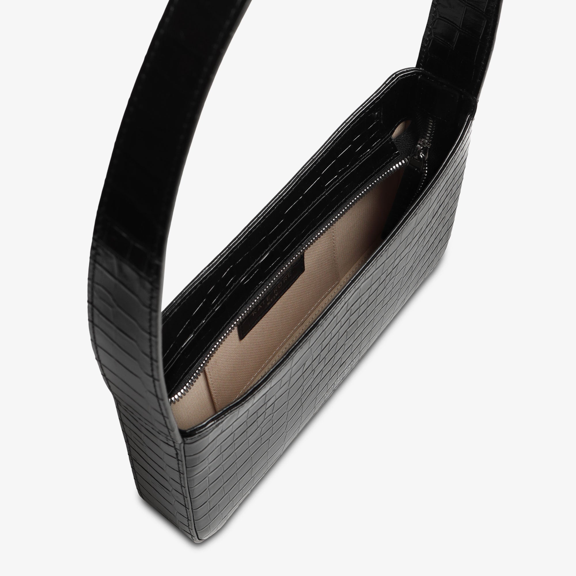Croco Baguette Solo Black