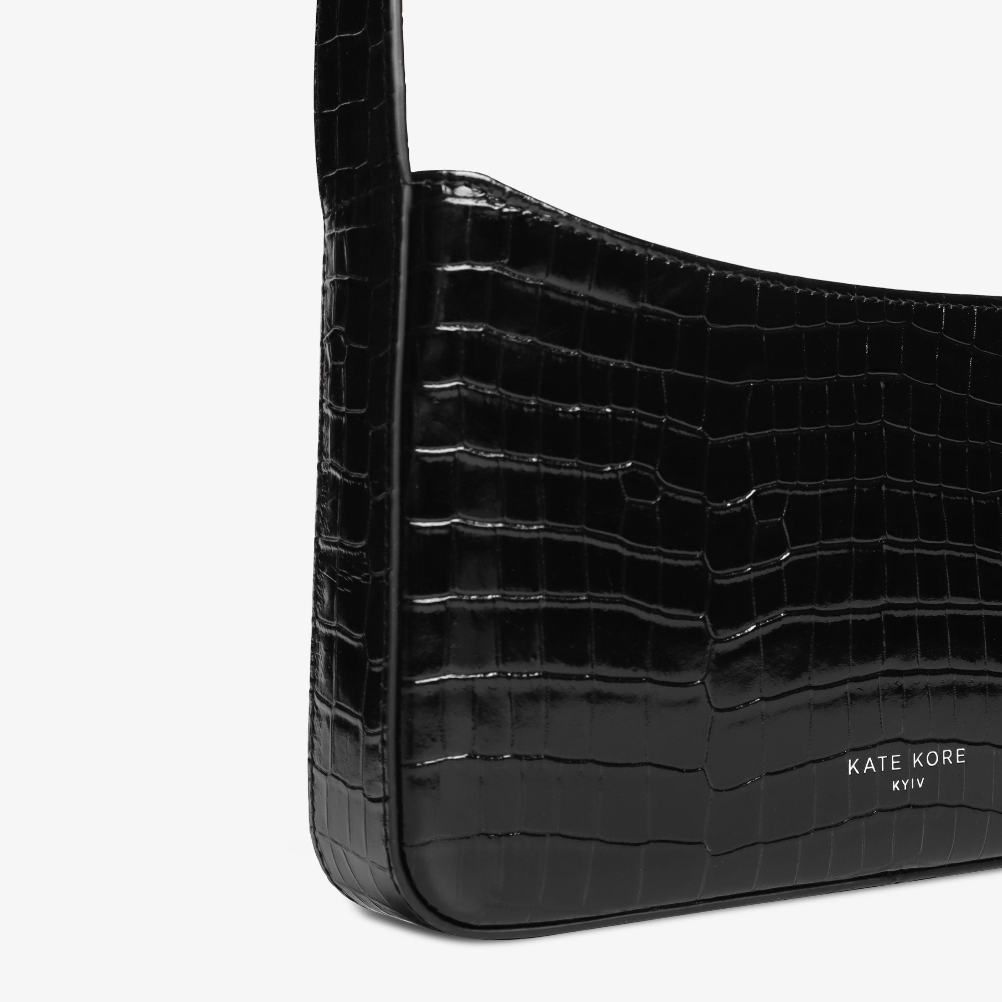 Croco Baguette Solo Black