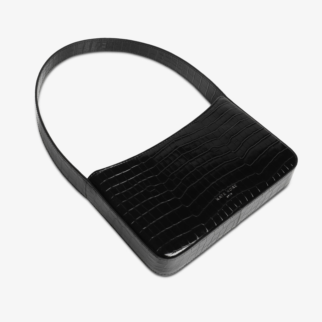 Croco Baguette Solo Black