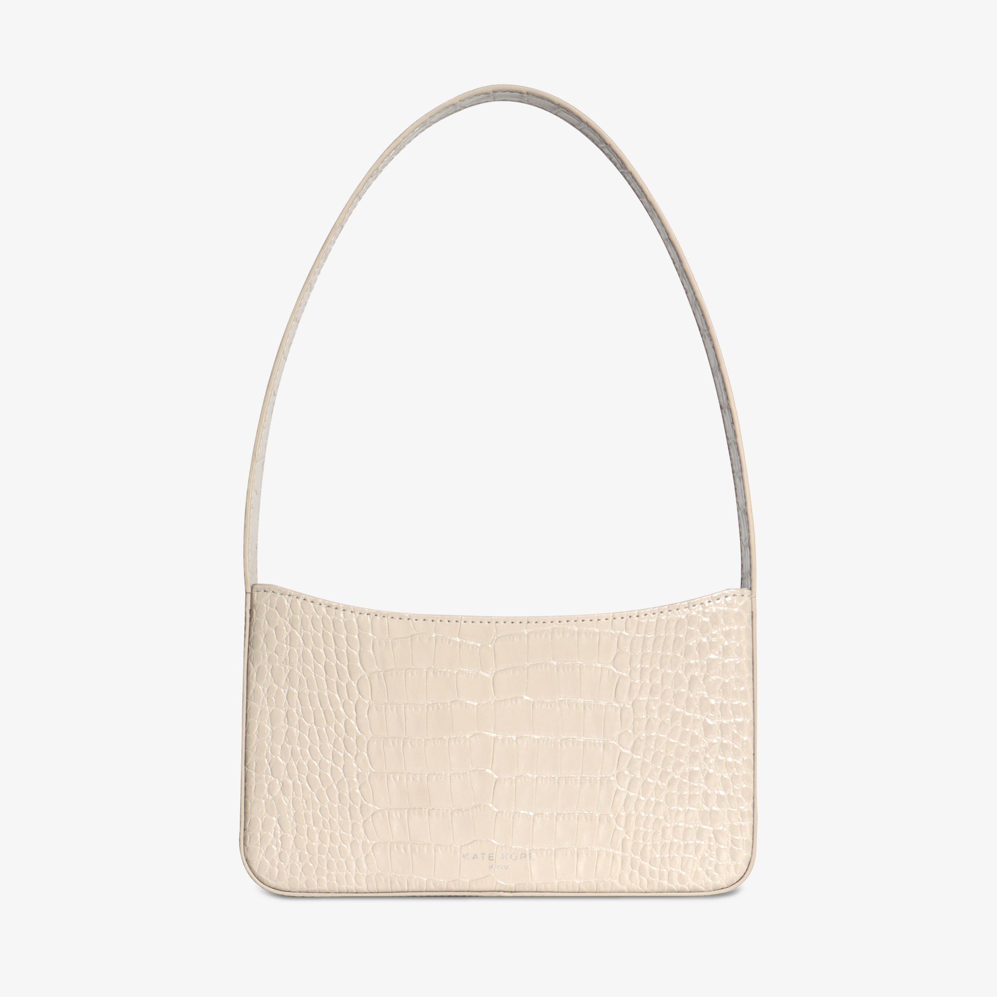 Croco Baguette Solo Ivory