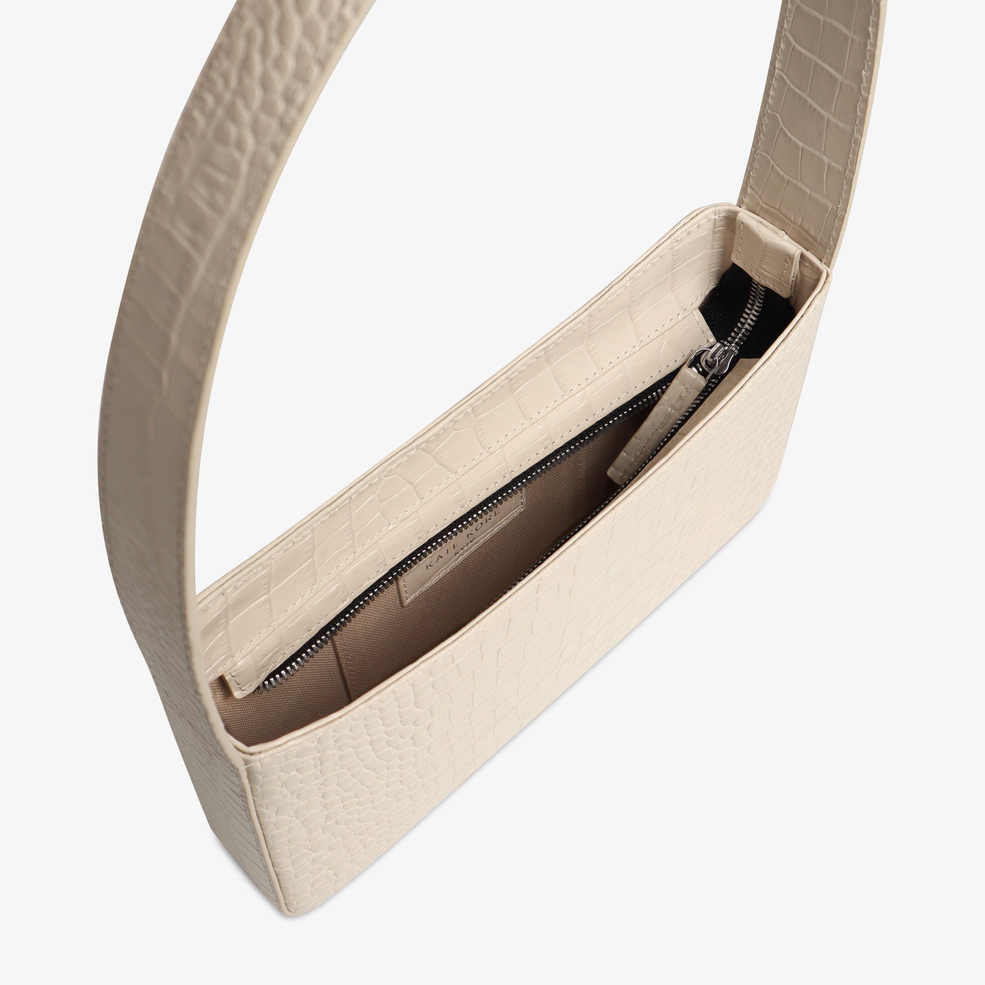 Croco Baguette Solo Ivory