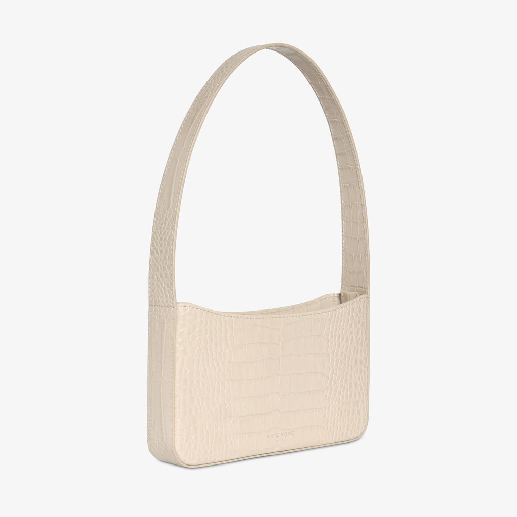Croco Baguette Solo Ivory