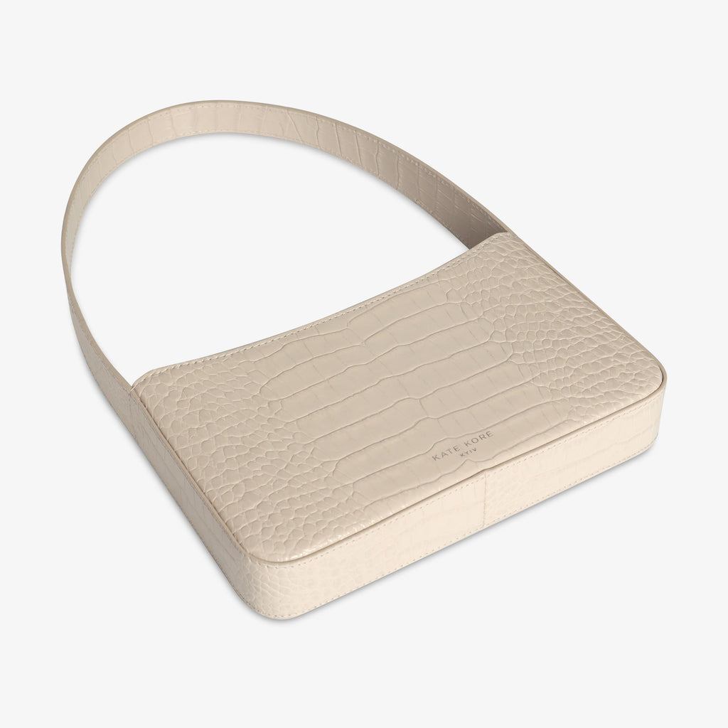 Croco Baguette Solo Ivory