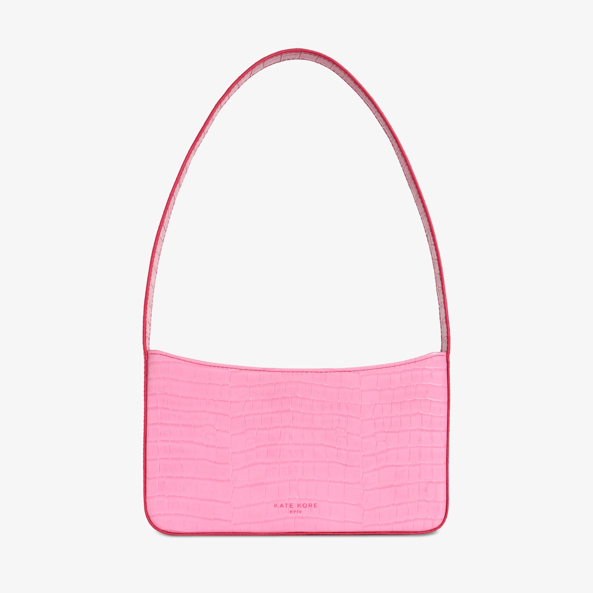 Croco Baguette Solo Pink