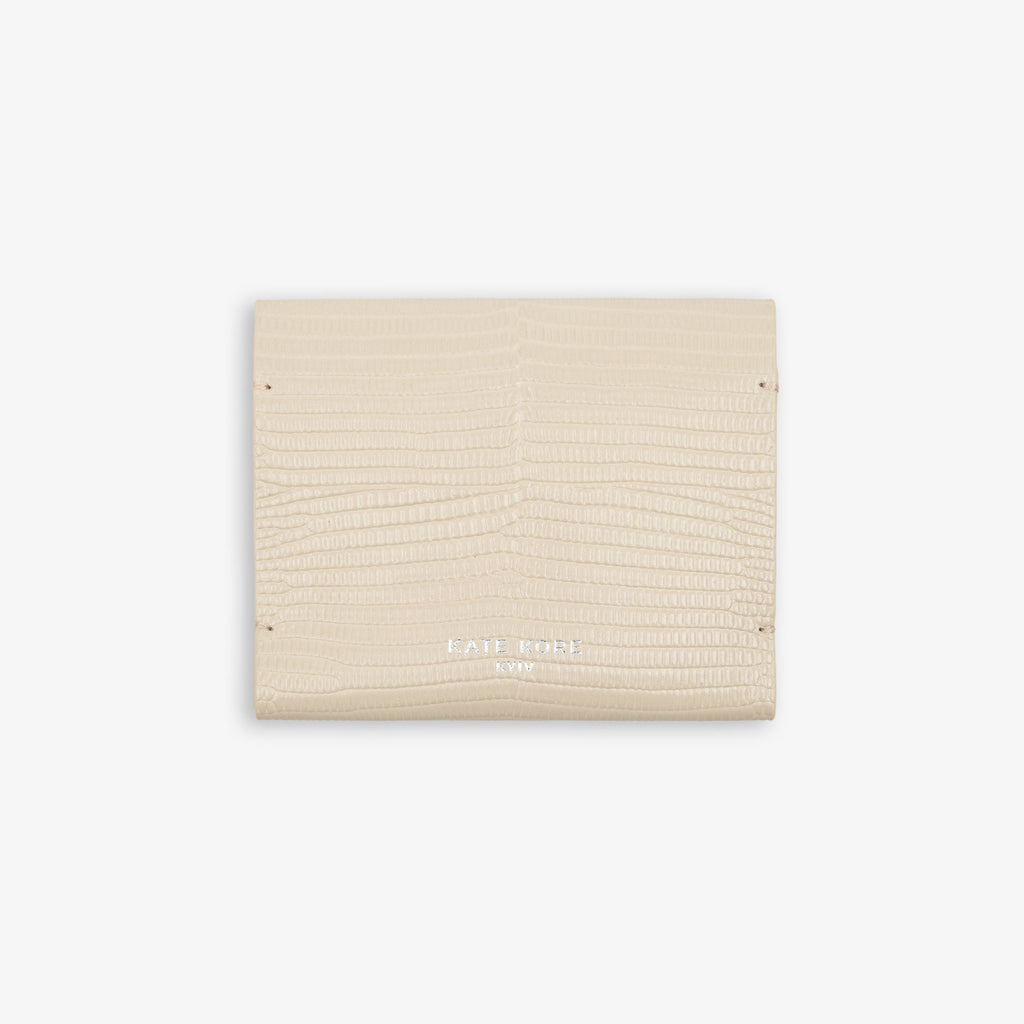 Fold Wallet Iguana Ivory