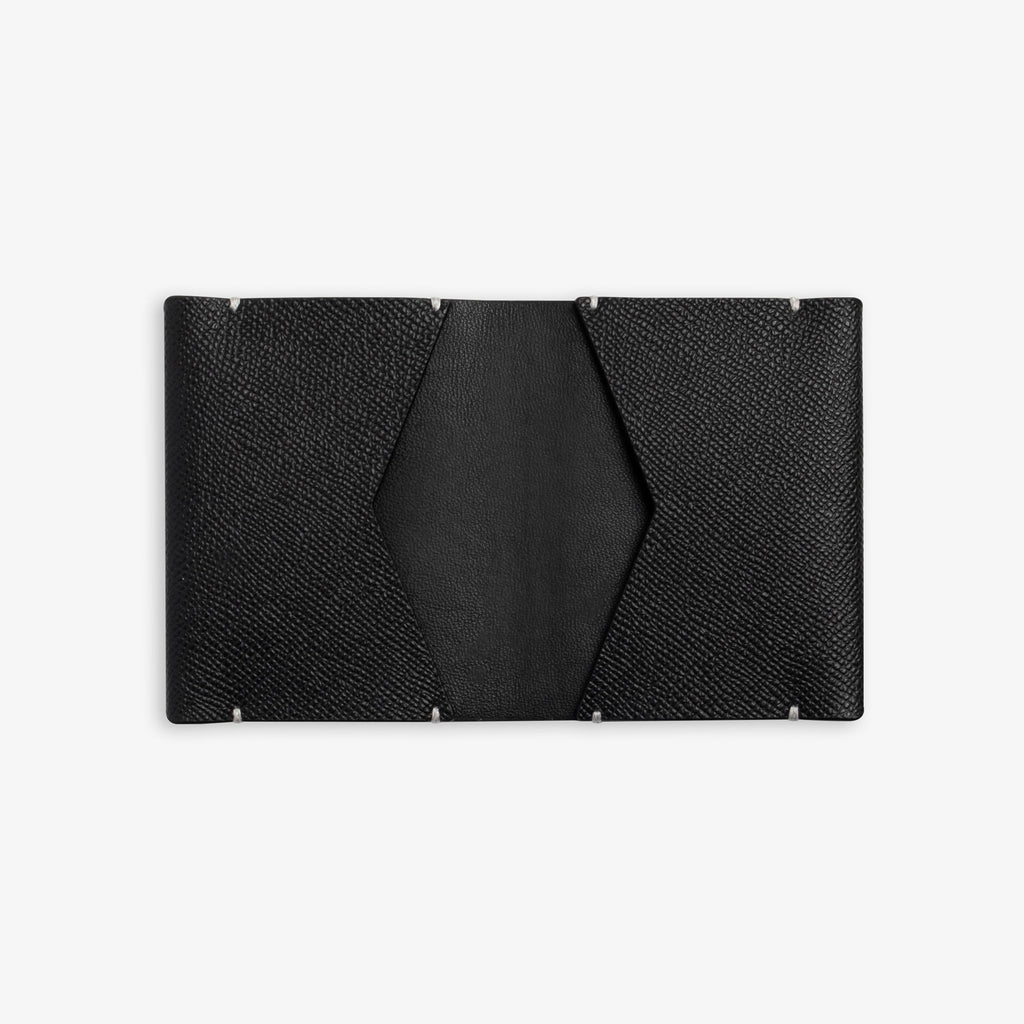 Fold Wallet Saffiano Black
