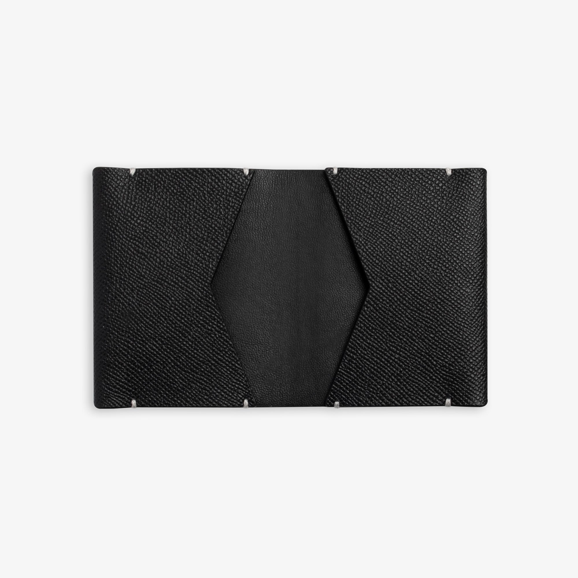 Fold Wallet Saffiano Black
