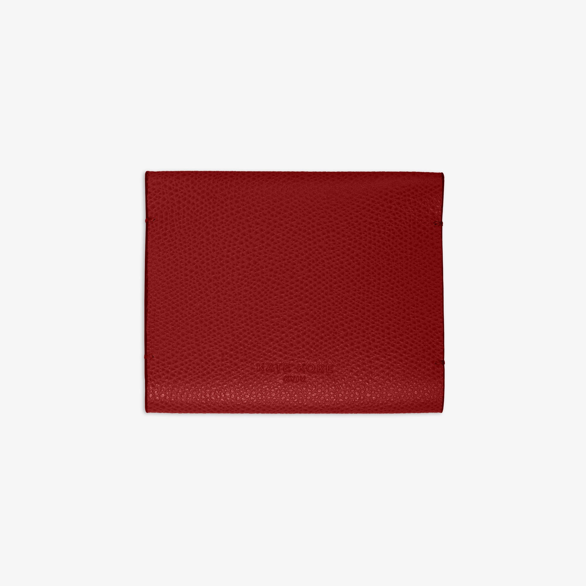 Fold Wallet Saffiano Red