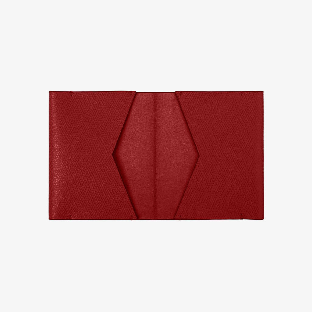 Fold Wallet Saffiano Red