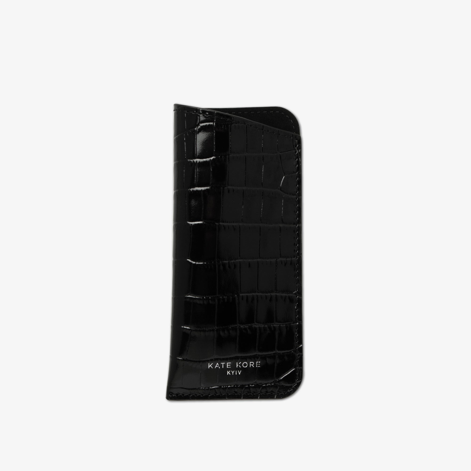 Glasses Cover Croco Black