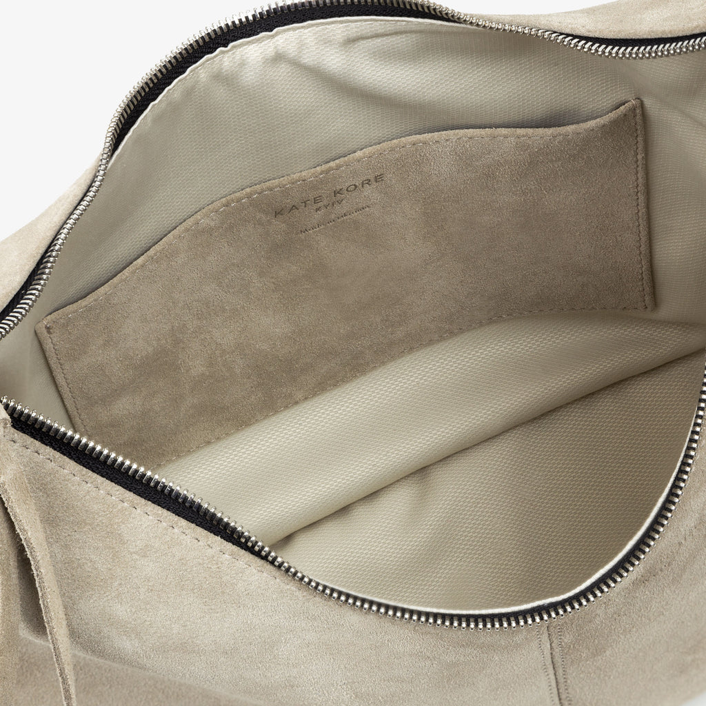 Hobo Beige Suede