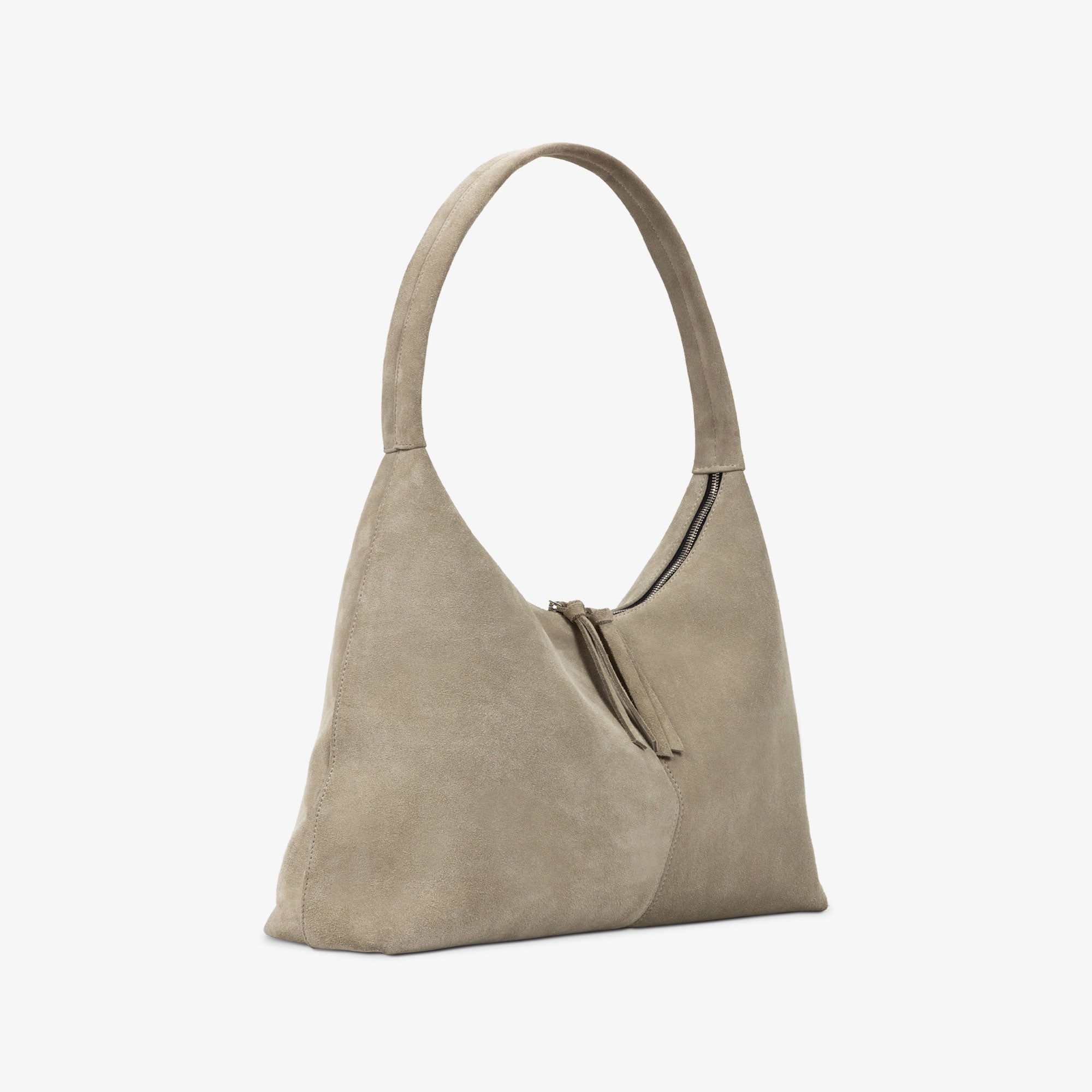 Hobo Beige Suede