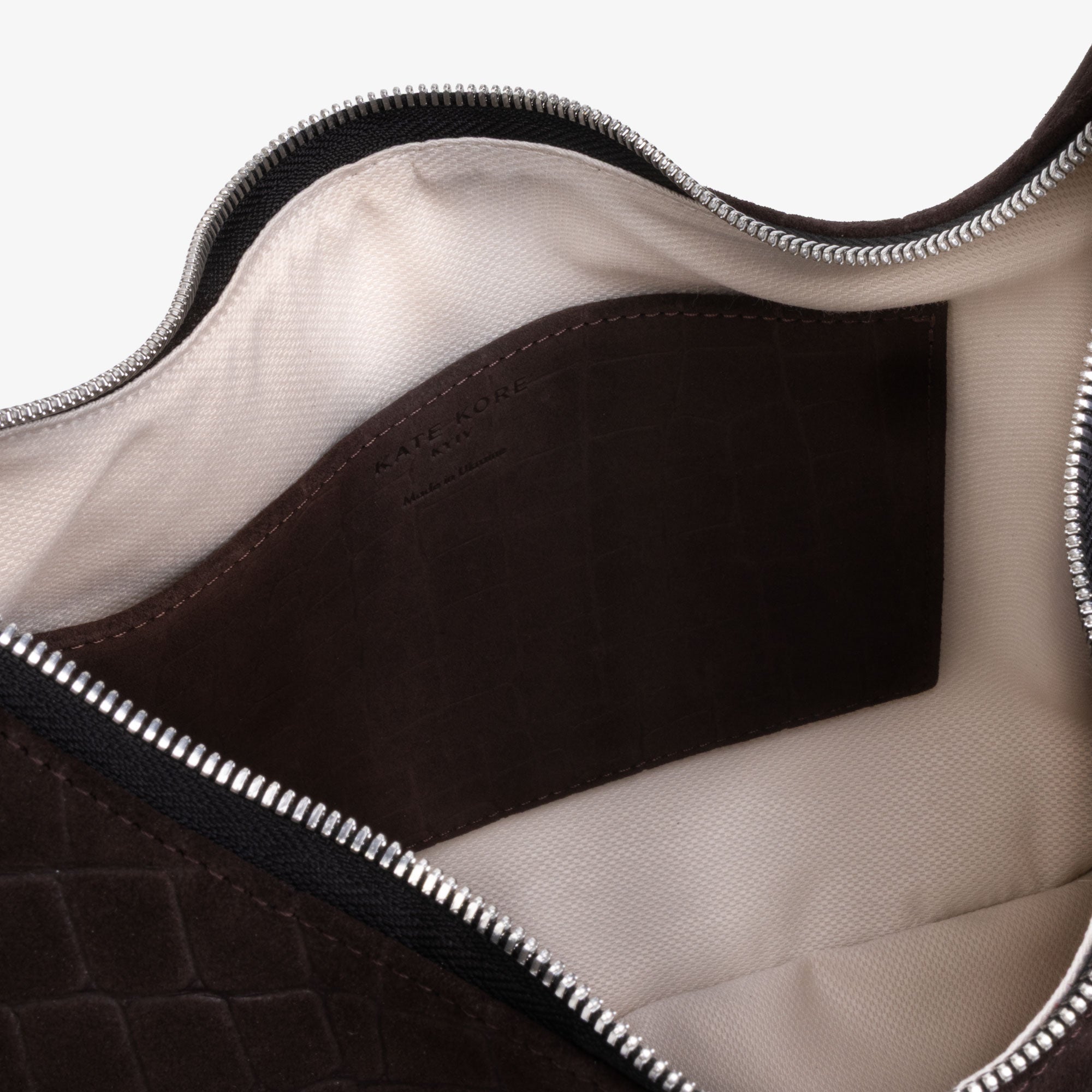 Hobo Croco Chocolate Suede