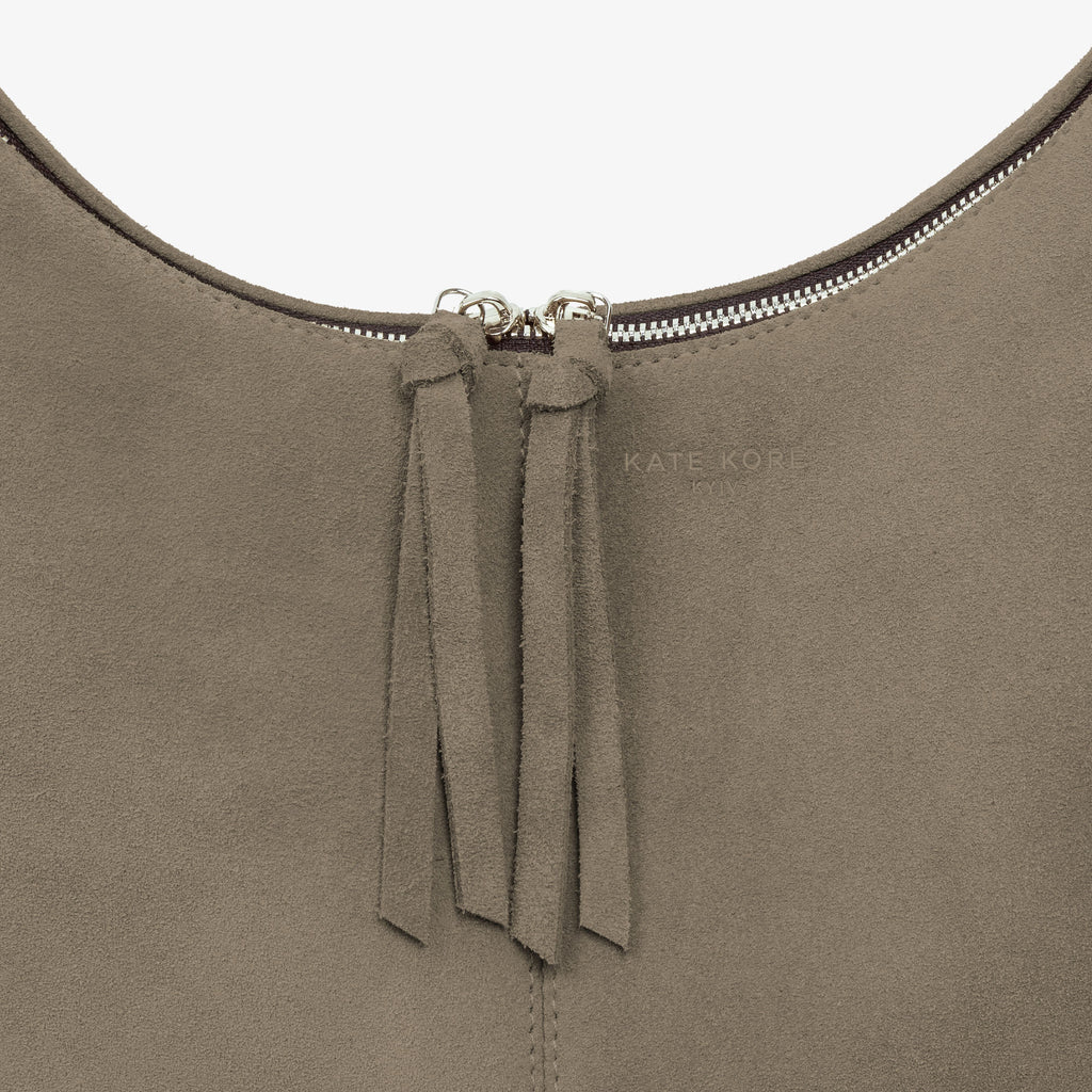 Hobo Taupe Suede