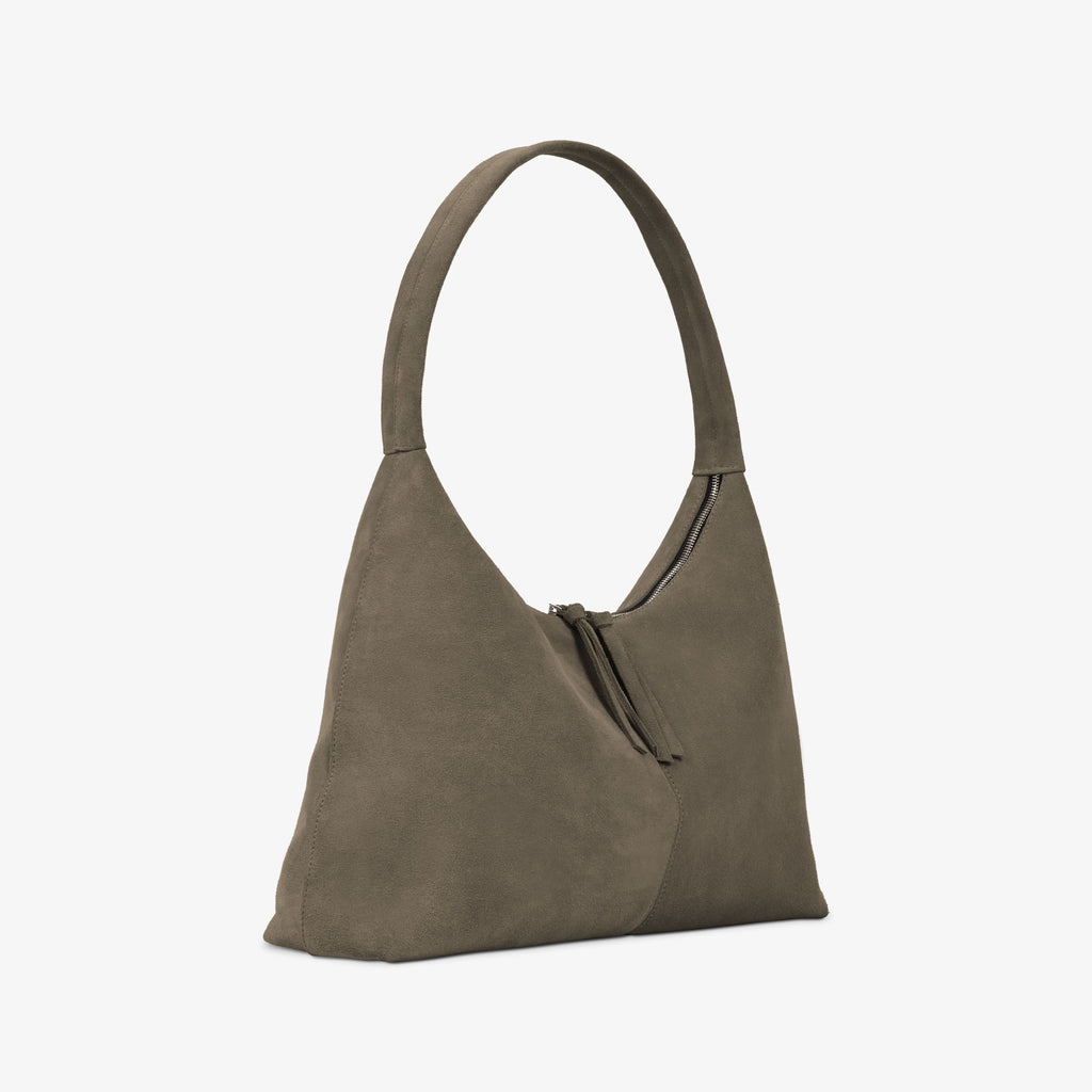 Hobo Taupe Suede