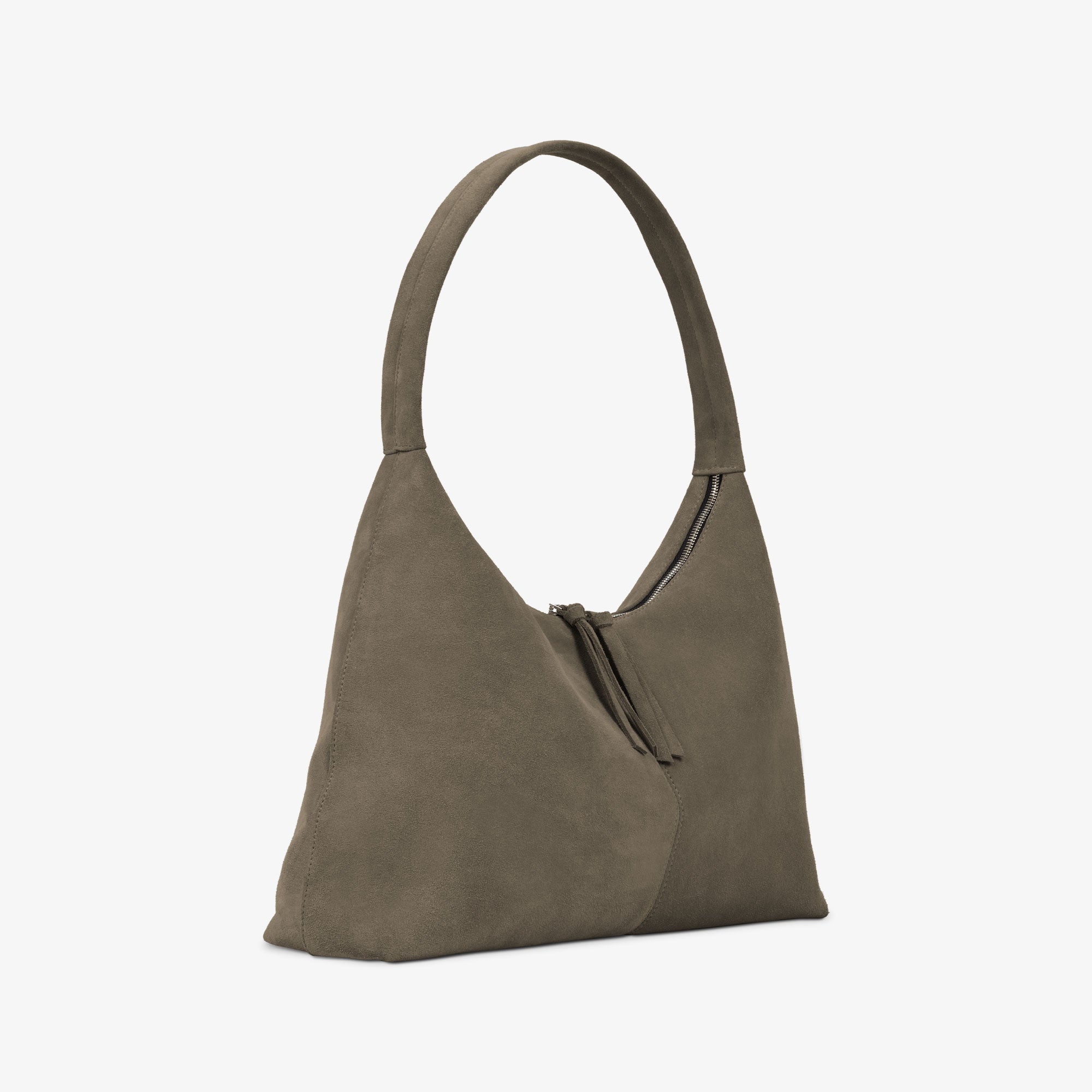 Hobo Taupe Suede