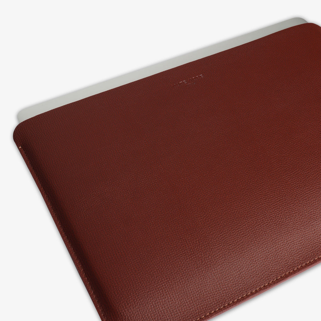 Saffiano Laptop Sleeve Chocolate