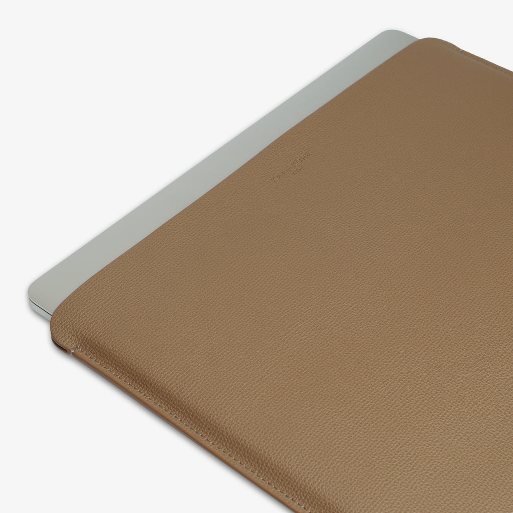 Saffiano Laptop Sleeve Sand