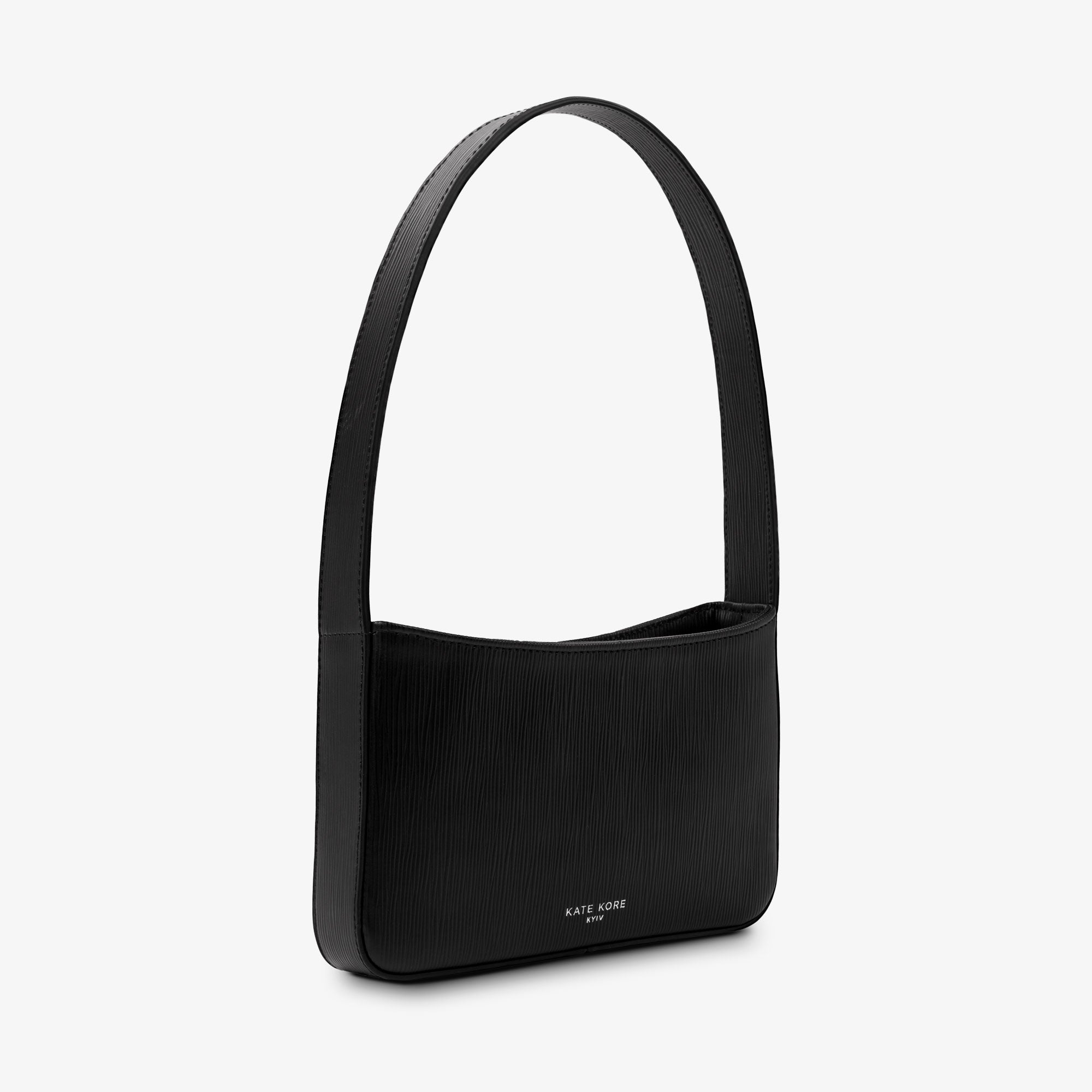 Saffiano Baguette Solo Black