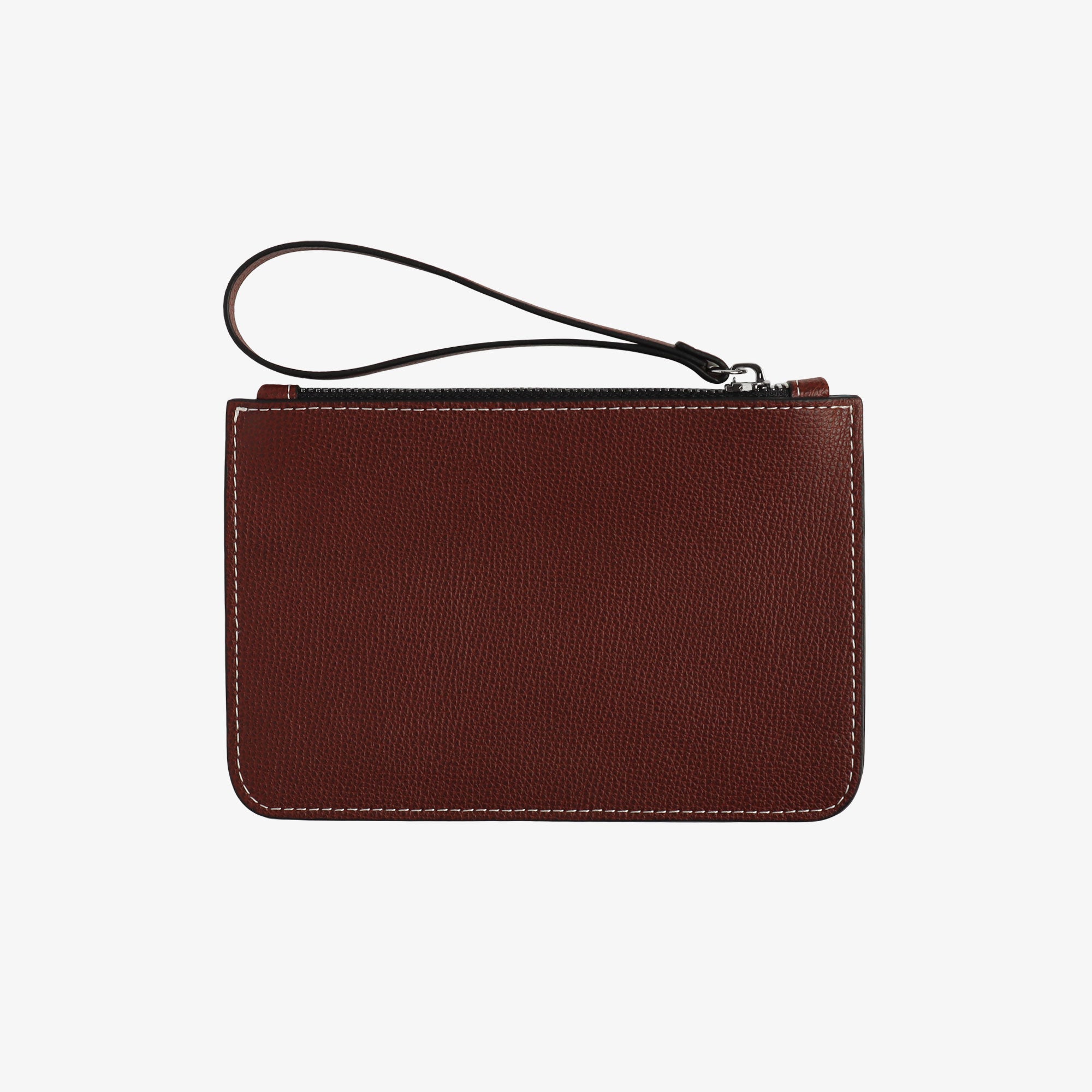 Saffiano Mini Wallet Chocolate