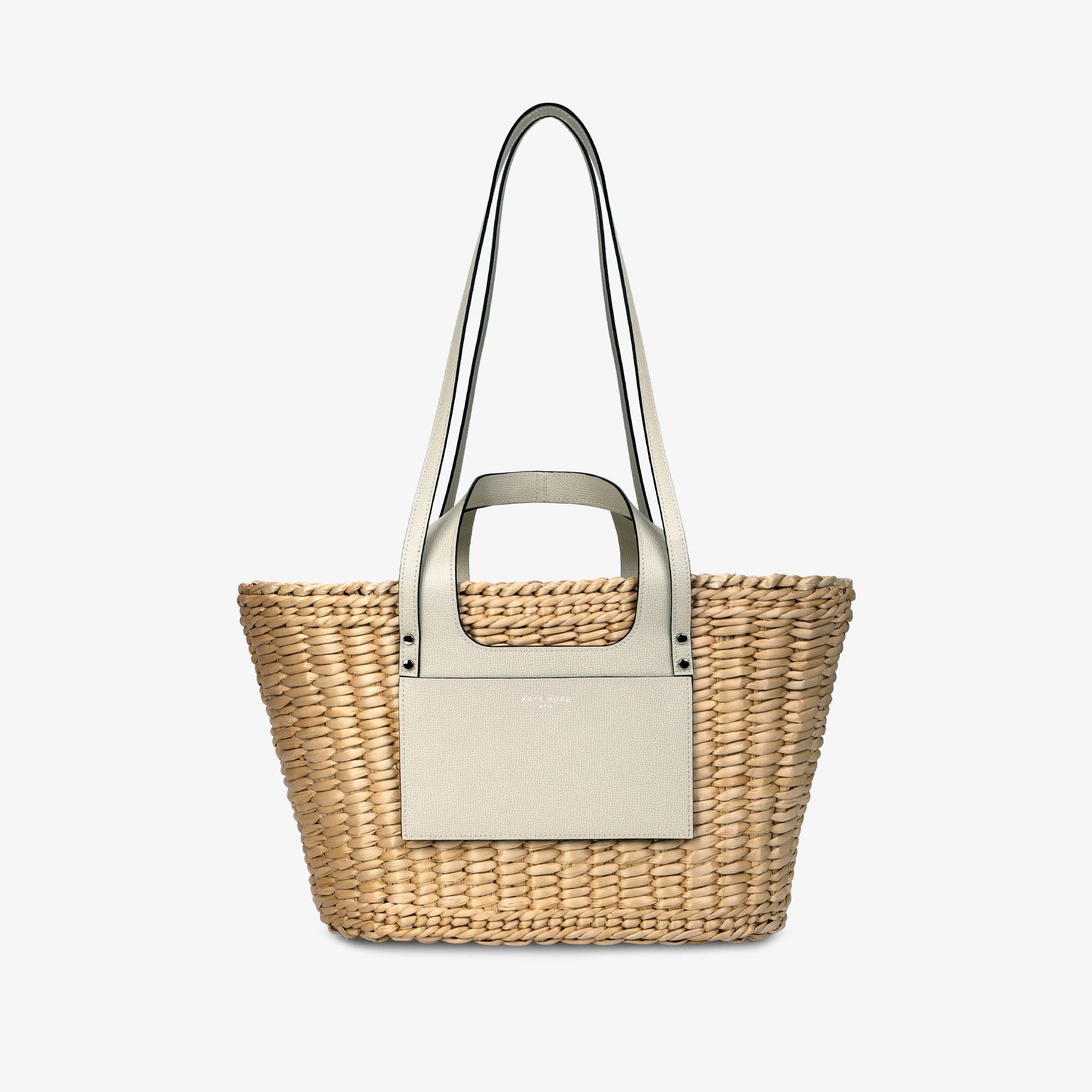 Straw Essence Tote Ivory