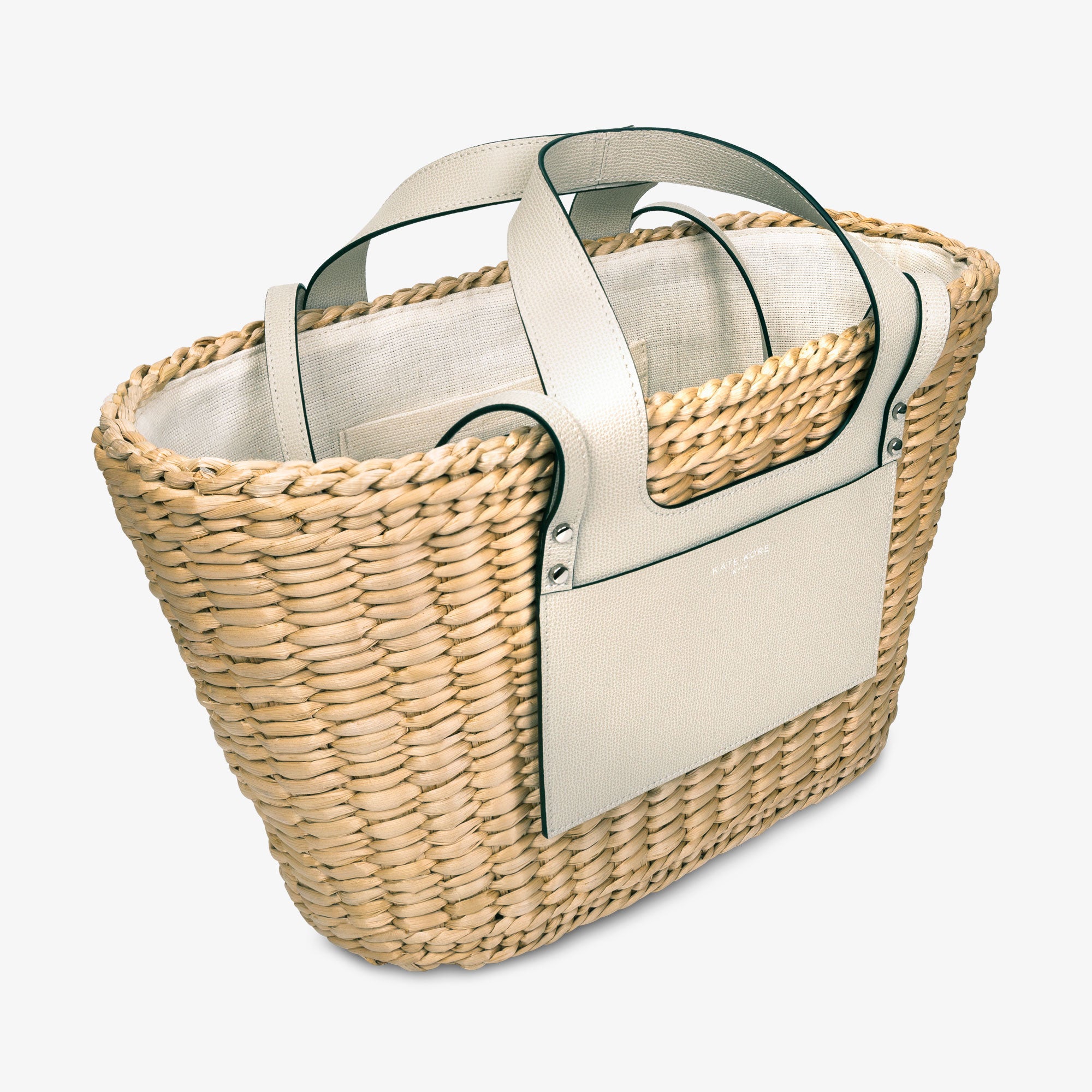 Straw Essence Tote Ivory