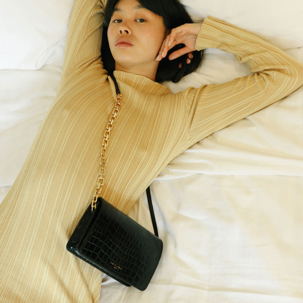 Tara Croco Black