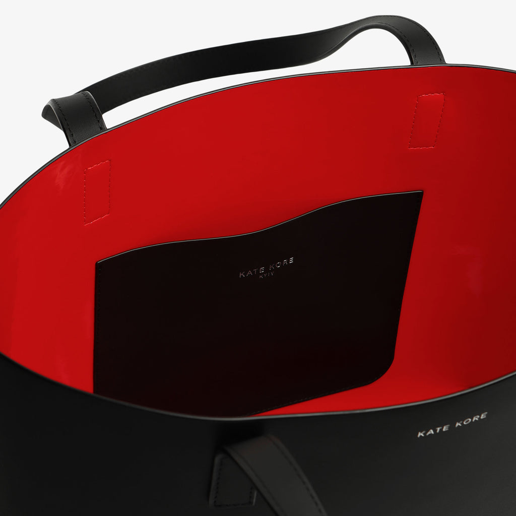 Tote Black / Rossa