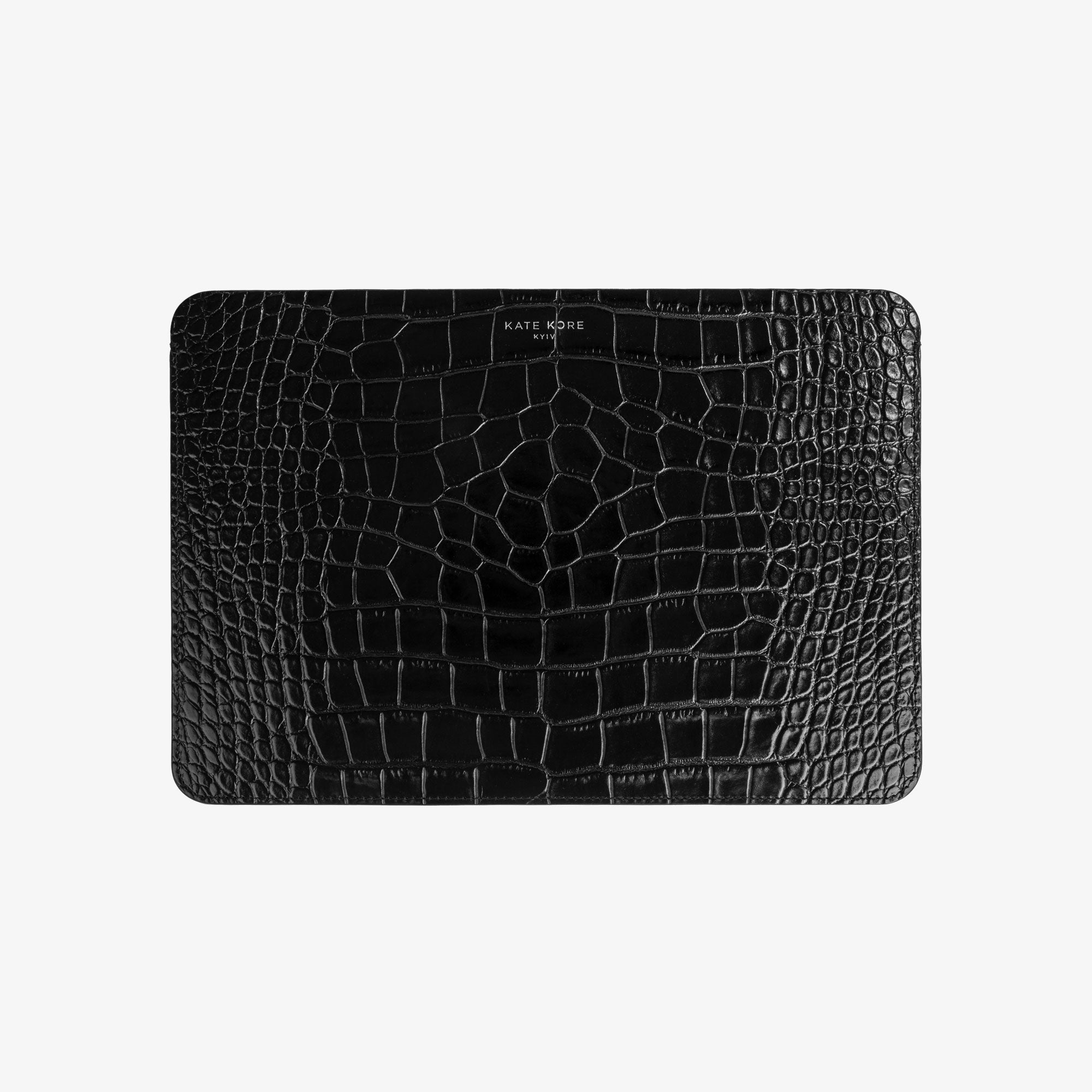 Laptop Sleeve Croco Black