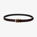 Nobel Belt Dark Chocolate Suede