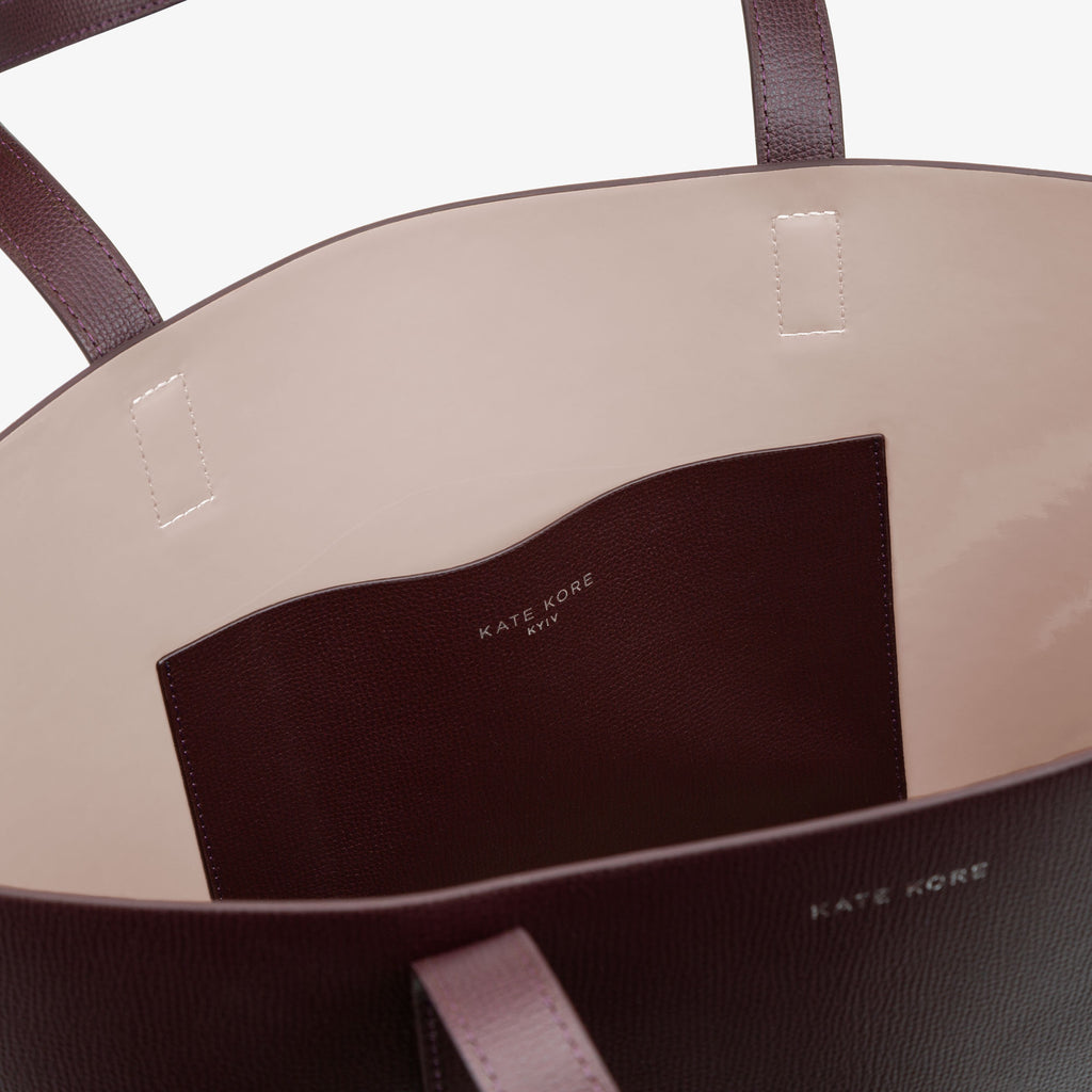 Saffiano Tote Bordo
