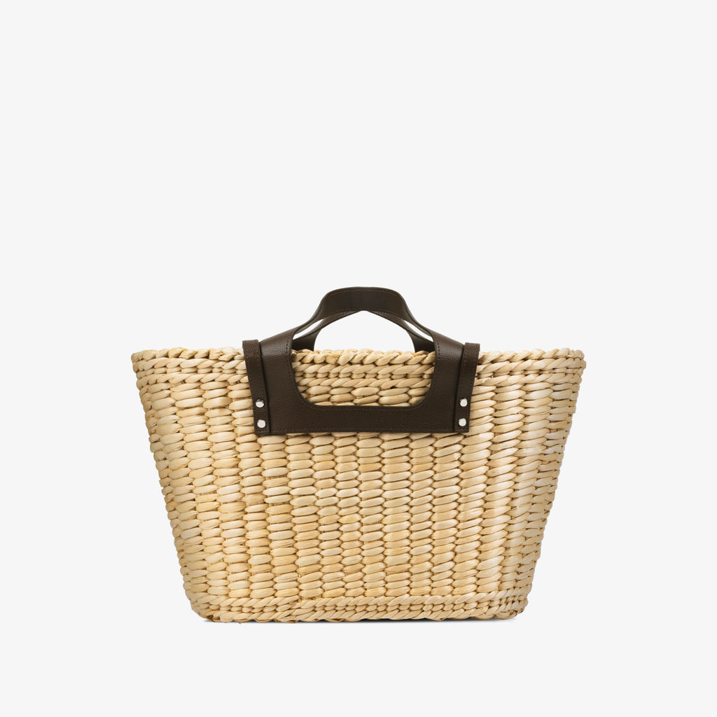 Straw Essence Tote Dark Chocolate