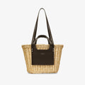 Straw Essence Tote Dark Chocolate